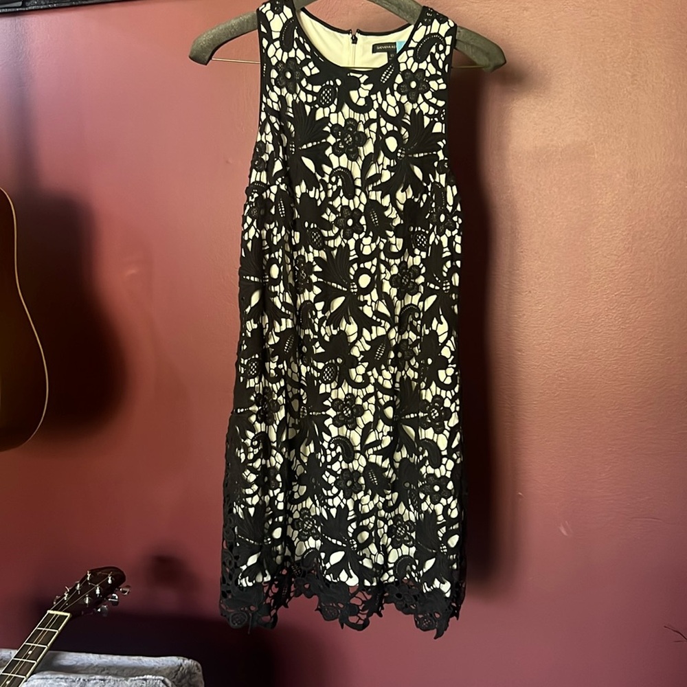 Banana Republic dress flower pattern
